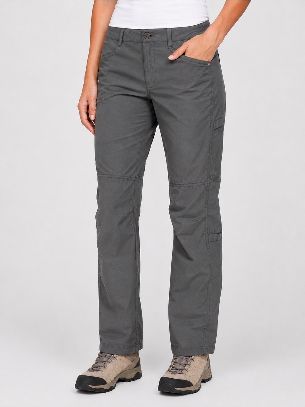 Patagonia Women’s Size 12 Away From Home Gray Nylon Cargo Travel Hiking Pants